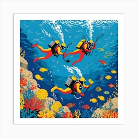 GREEK SPONGE DIVERS Art Print