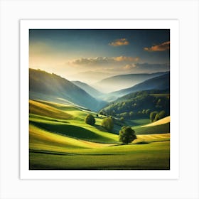 Landscape Wallpaper 3 Art Print