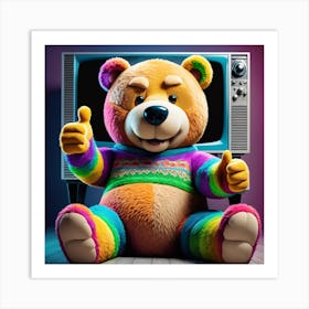 Teddy Bear 3 Art Print