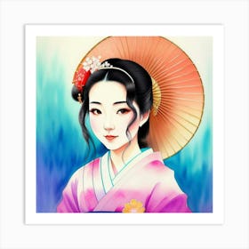 Geisha Japanese Tradition Art Print