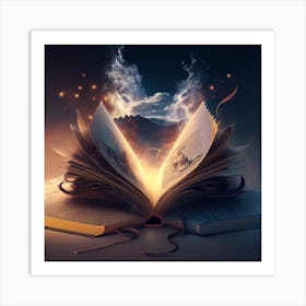 Book Of Magic Art Print