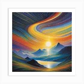 Rainbows In The Sky Art Print