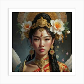 Default Art Print Beautiful Asian Goddess 0 Art Print