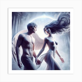 Angels And Demons  Art Print