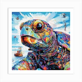 Sea Turtle Art Print