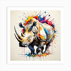 Rhino 1 Art Print