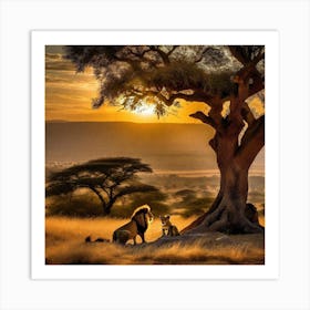 Lion King 15 Art Print