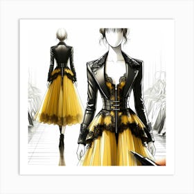 Fashion Show Art Print