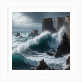 Stormy Seas Art Print