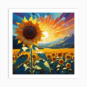 Sunflowers 5 Art Print