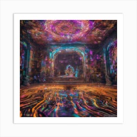 Psychedelic Room 1 Art Print