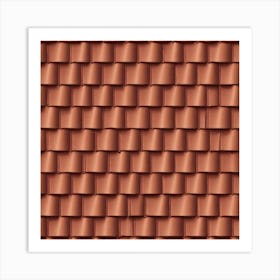 Tiled Roof Art Print