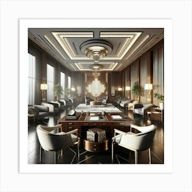 Deco Interior Design Art Print