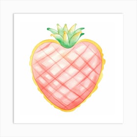 Pineapple Heart Art Print