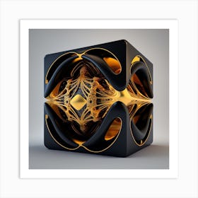 Geometric Cube Art Print