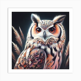 Owl Strong Art Print