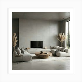 Modern Living Room 125 Art Print