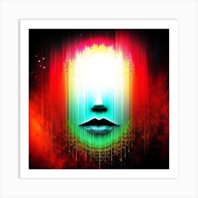 Face Of Love Art Print