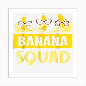 Funny Banana Squad Shirt That?S Bananas Halloween Costume Art Print