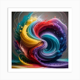 Abstract Painting 12 Art Print