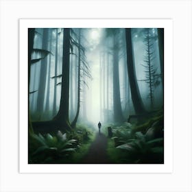 Dark Forest 3 Art Print