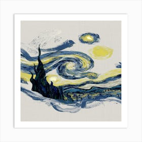 Starry Night Art Print