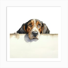 Treeing Walker Coonhound Dog 1 Art Print