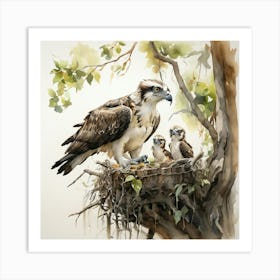 Osprey Nest 3 Art Print