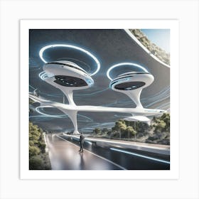 Futuristic Cityscape 46 Art Print