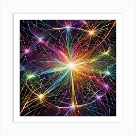 Psychedelic Fractal Art Print