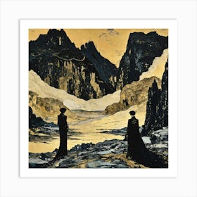 'The Mountain Range' Art Print