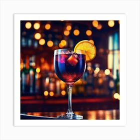 Sazerac Cocktail Art Print