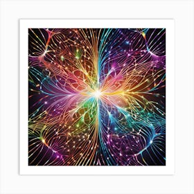 Abstract Psychedelic Art Art Print