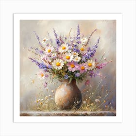 Flowers In A Vase 23 Art Print