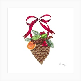 Christmas Ornament 3 Art Print