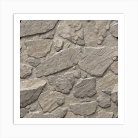 Stone Wall 47 Art Print