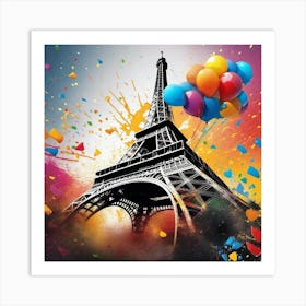 Paris Eiffel Tower 36 Art Print