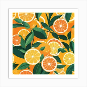 Default Citrus Sun Art Print 2 Art Print