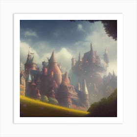 Castle Stock Videos & Royalty-Free Footage Art Print