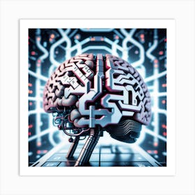 Artificial Intelligence Concept 7 Art Print