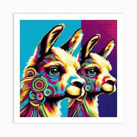 Llamas 1 Art Print