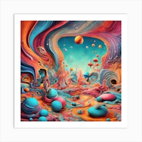 Psychedelic Art 1 Art Print