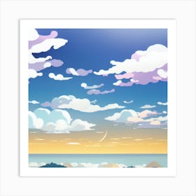 Cloudy Sky Art Print