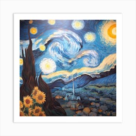 Starry Night Art Print