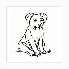 Dog Drawing 2 Art Print