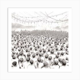 'The Crowd' 1 Art Print
