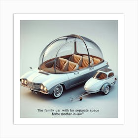 Family Car Art Print