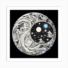 Yin Yang 39 Art Print