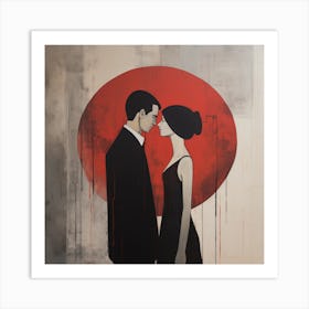 Couple in love Art Print