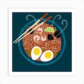 Ramen Noodles for Lunch Art Print